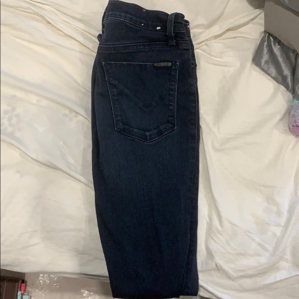 Dark blue jeans